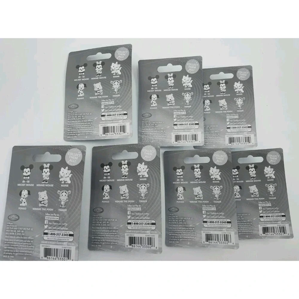 SET-7 +BOX Disney Mickey‎ Mouse Minnie Mouse Toy MiniSEE PIC